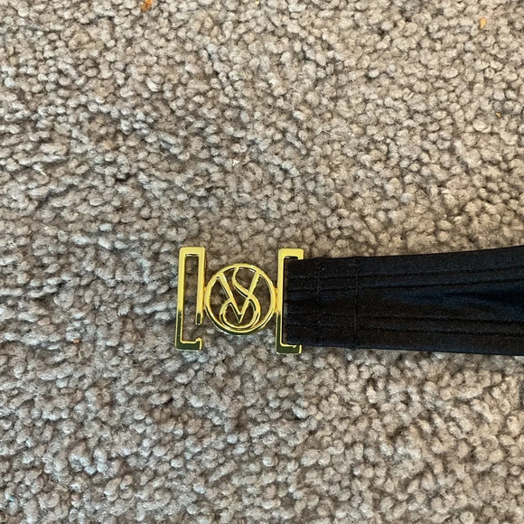 Victoria’s Secret Vintage Cutout Black Bikini Swimsuit Swim Top y2k sz L, Lk New - Picture 4 of 5